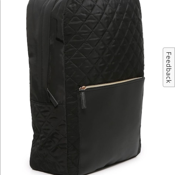 🎉HP🎉 DSW NWT black quilted backpack - Picture 6 of 9